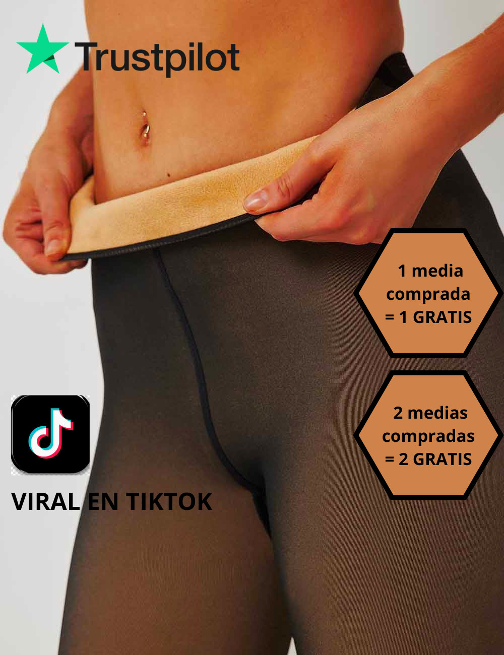 Medias térmicas: calientes, moldeadoras, resistentes.